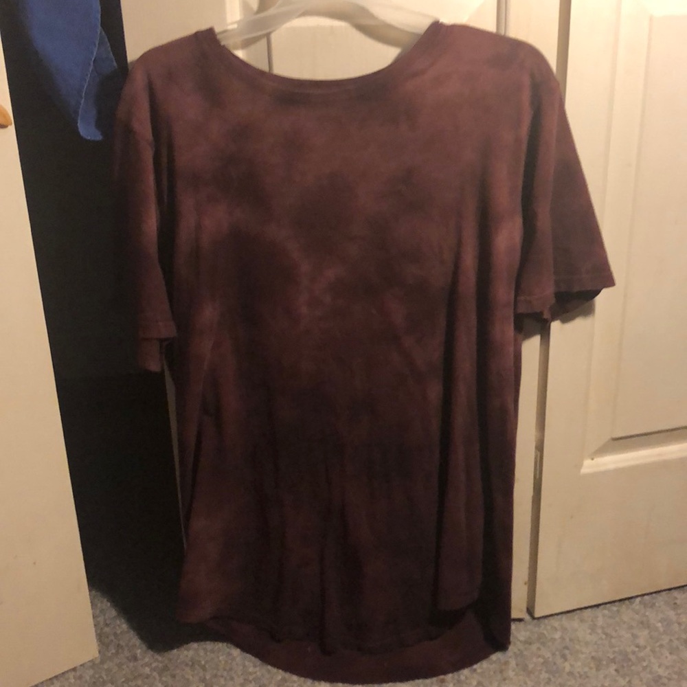 Tie-Dye Maroon PacSun Shirt